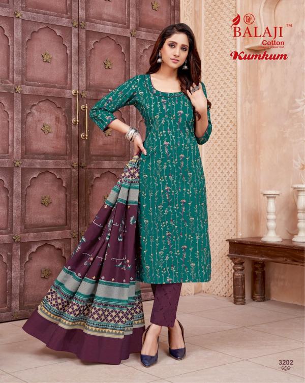 Balaji Kumkum Vol-32 Designer Kurti Bottom With Dupatta